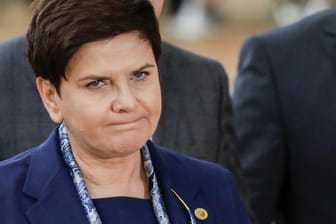 Die polnische Ministerpräsidentin Beata Szydlo kam offensichtlich nicht bester Laune zum EU-Gipfel nach Brüssel.