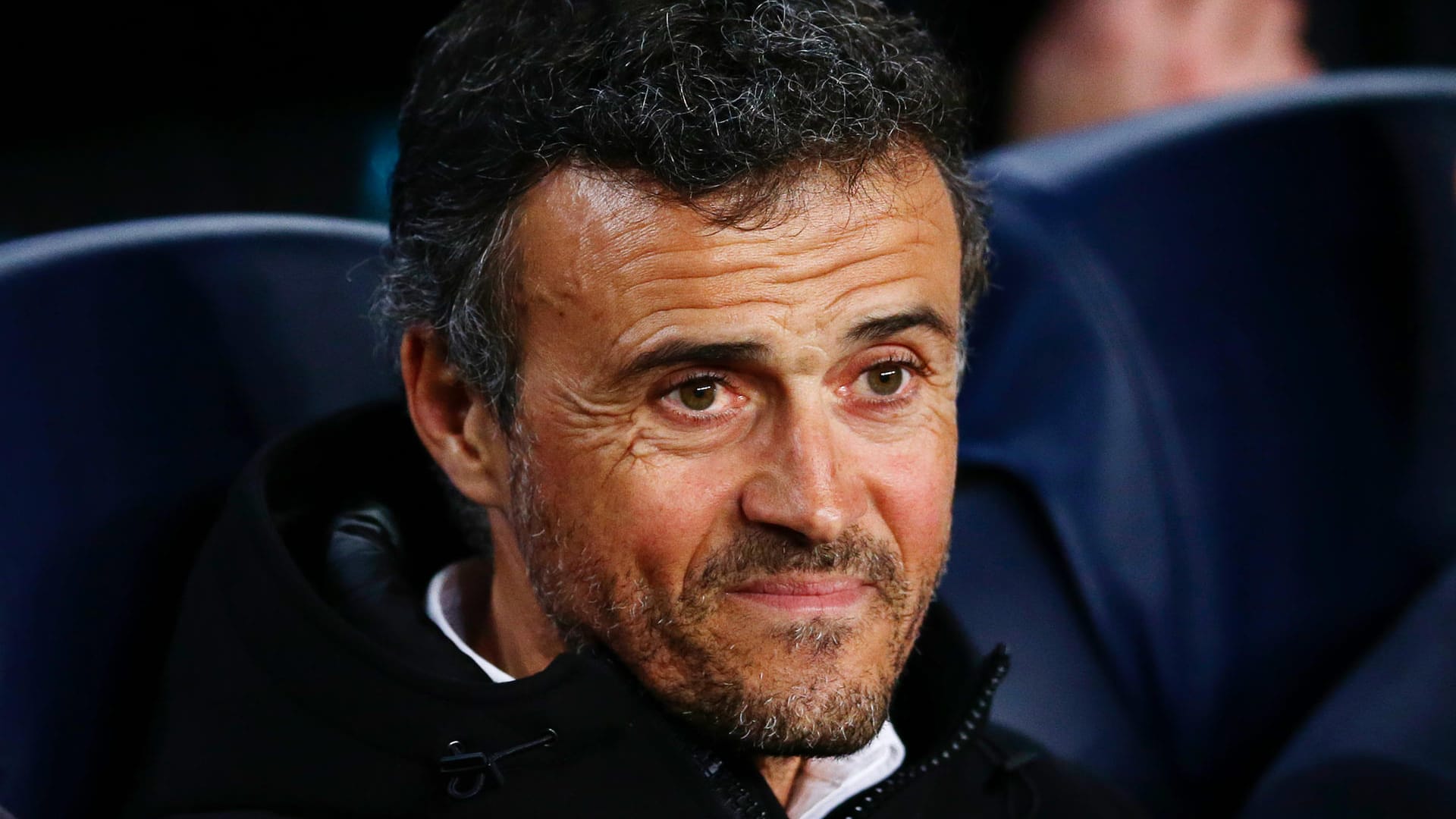 Barcelona-Trainer Luis Enrique beim Champions-League-Spiel gegen Paris.