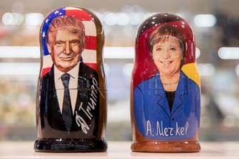 Wie lässt sich Russland ergründen? US-Präsident Donald Trump sucht Rat bei Bundeskanzlerin Angela Merkel.