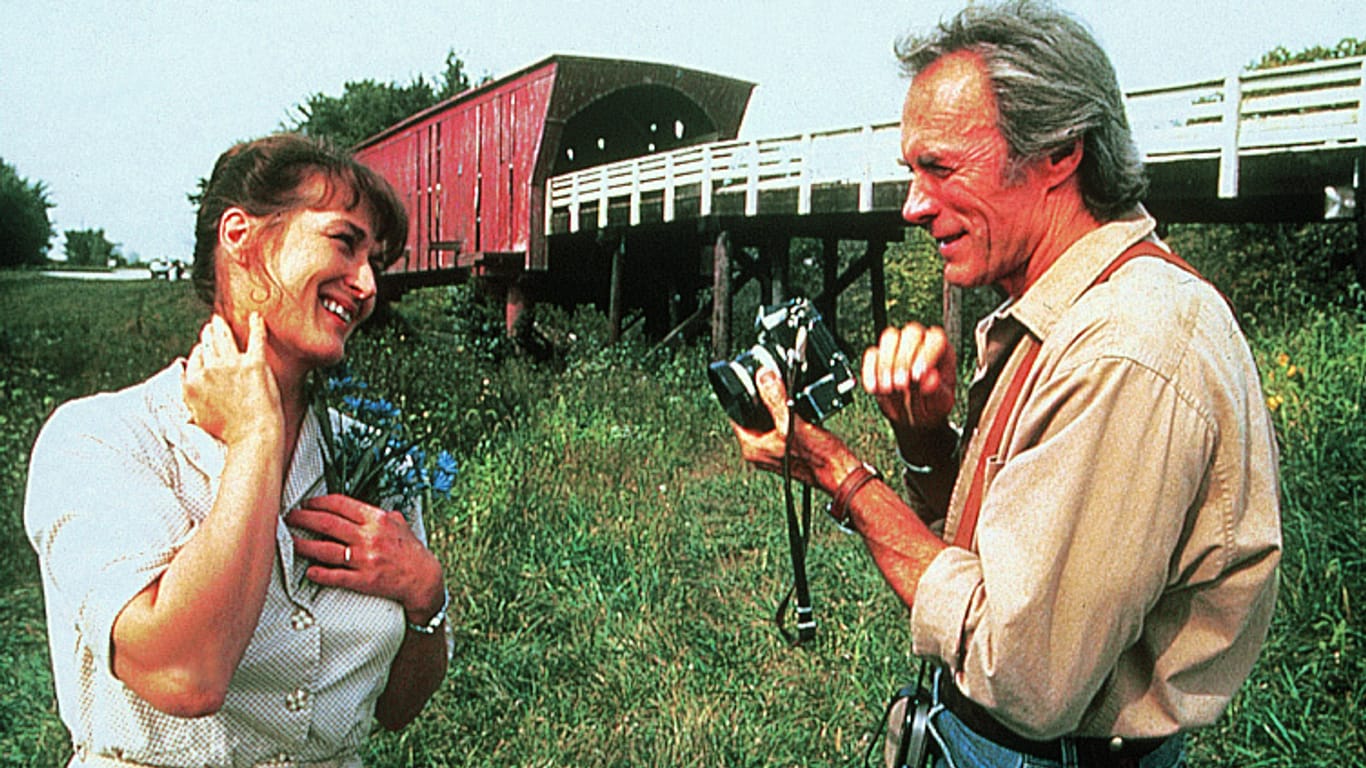 Meryl Streep und Clint Eastwood in der berühmten verfilmung des Buches "Brücken am Fluss"