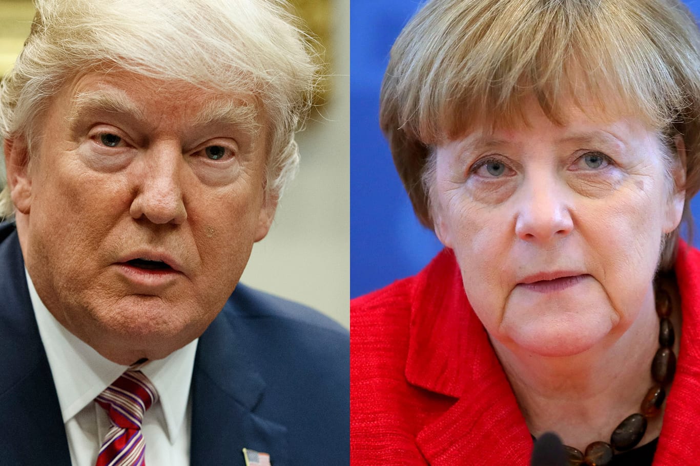Donald Trump und Angela Merkel treffen sich in der kommenden Woche.