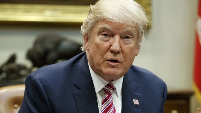 US-Präsident Donald Trump im Weißen Haus in Washington.