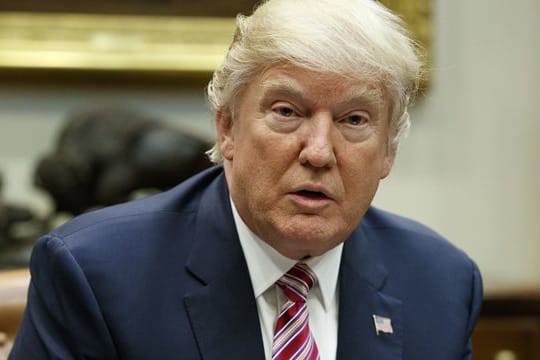 US-Präsident Donald Trump im Weißen Haus in Washington.