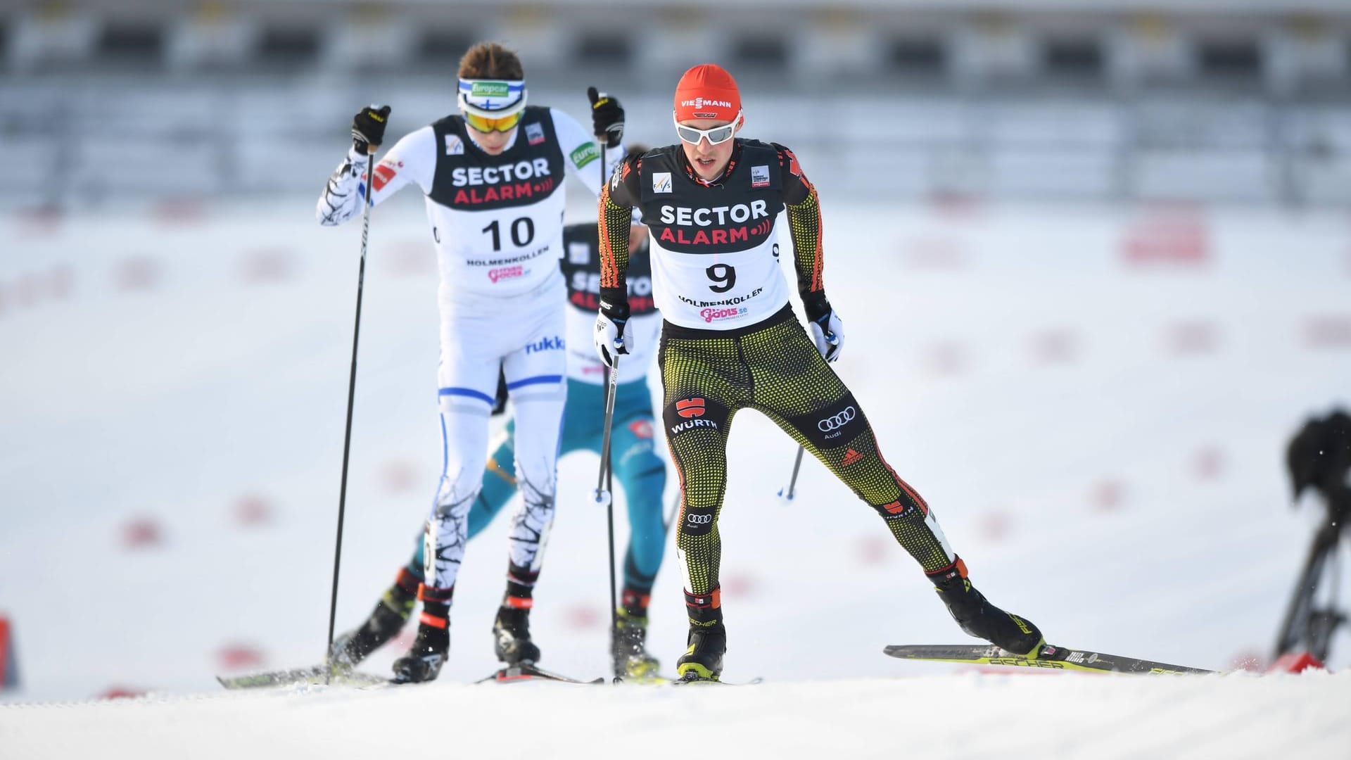 Eric Frenzel beim Weltcup der Kombinierer in Oslo.