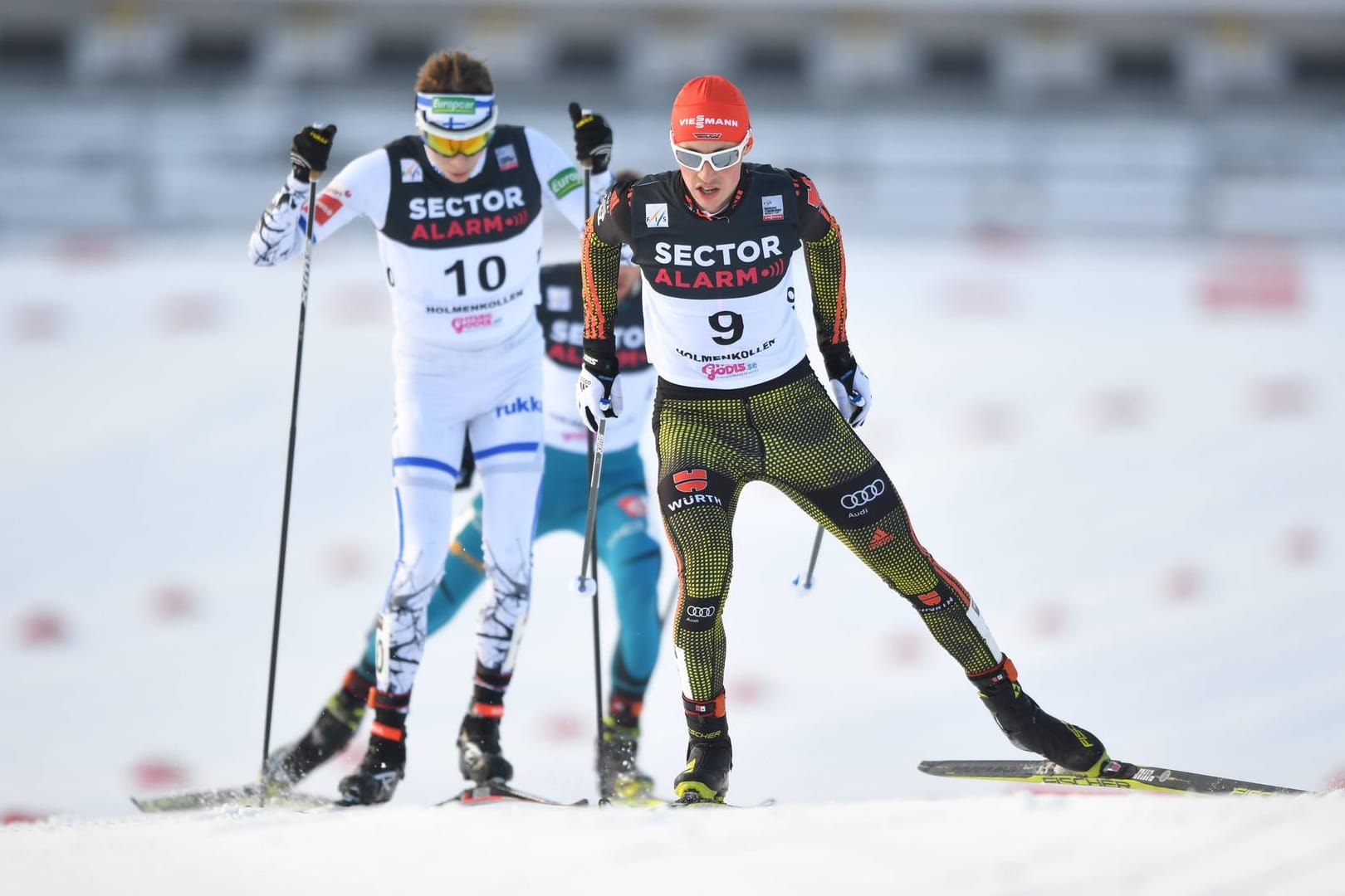 Eric Frenzel beim Weltcup der Kombinierer in Oslo.