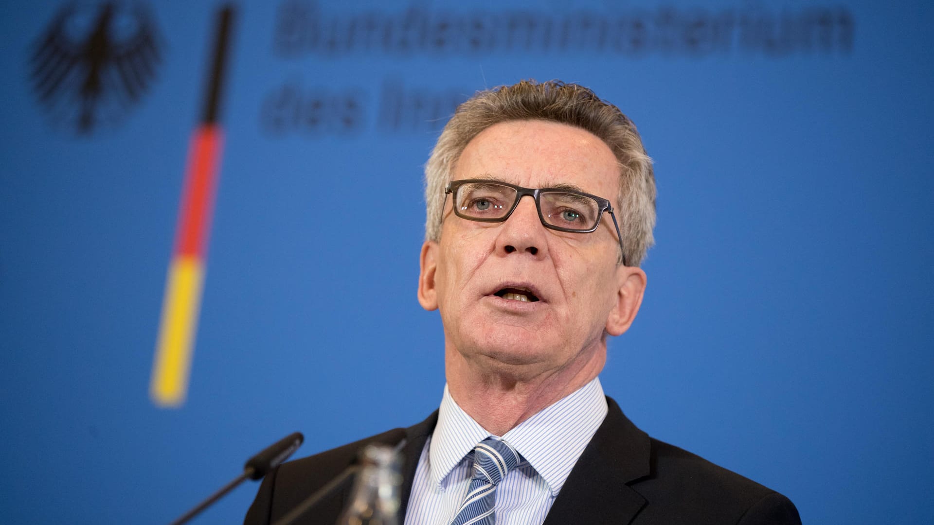 Bundesinnenminister Thomas de Maizière zieht eine klare Grenze.