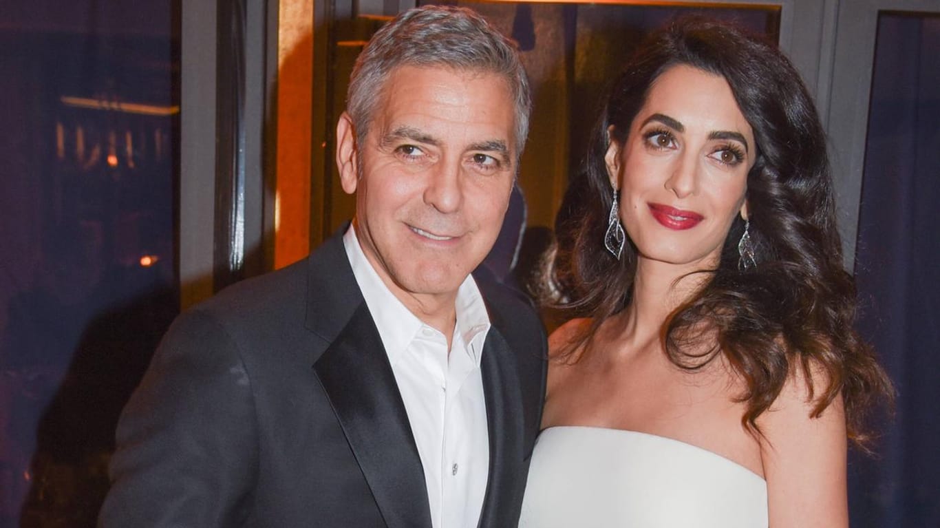 George und Amal Clooney gaben sich im September 2014 das Ja-Wort. Jetzt erwarten sie Zwillinge.