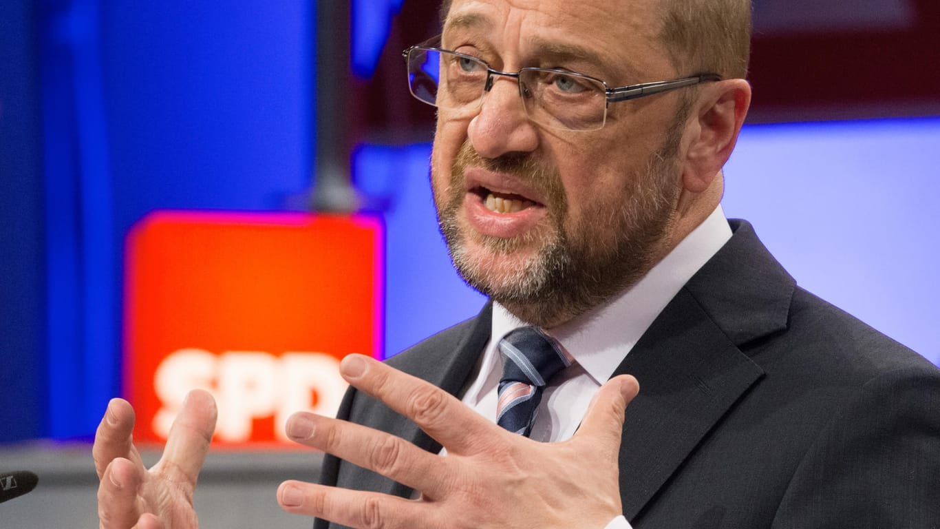 Kanzlerkandidat Martin Schulz (SPD).