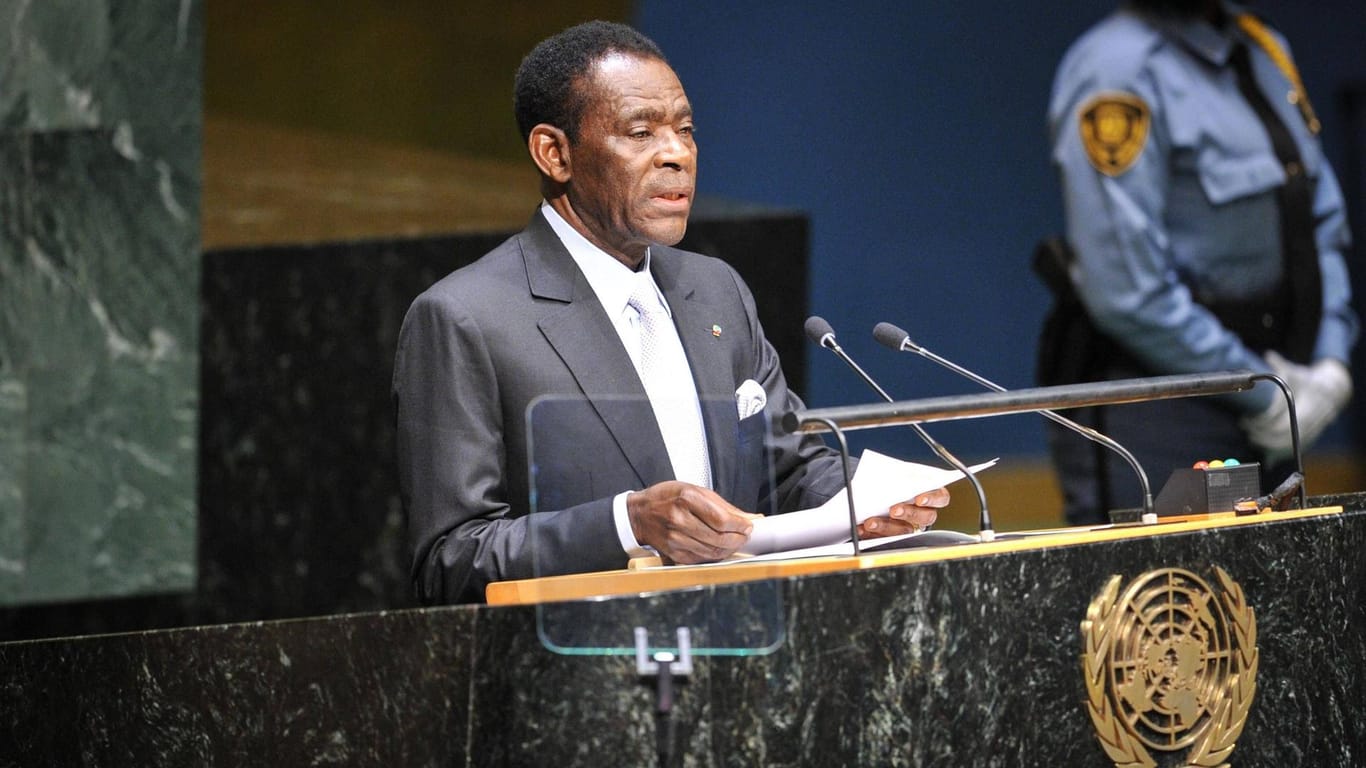 Teodoro Obiang Nguema Mbasogo, Präsident von Äquatorial Guinea: Seit 1979 steht er an der Spitze seines Landes.