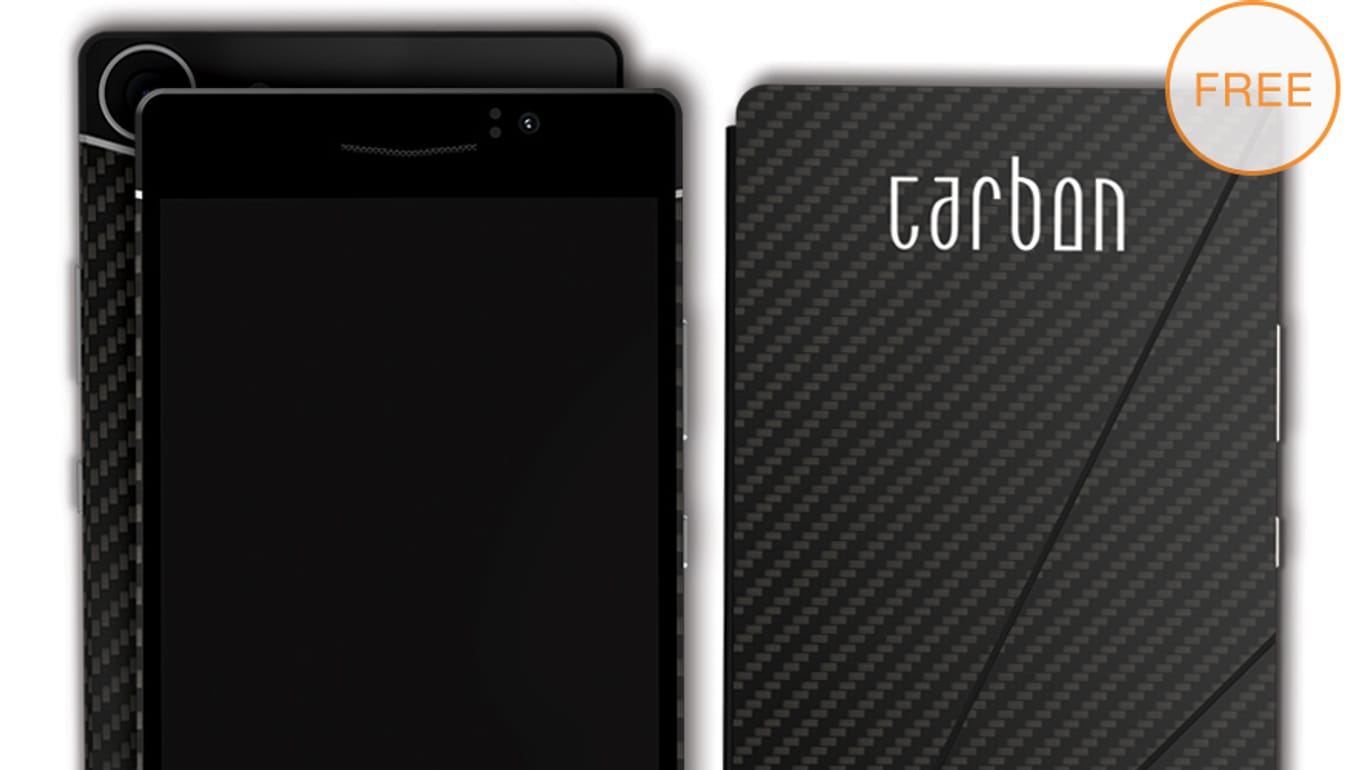 Extrem dünnes und leichtes Handy von Carbonmobile