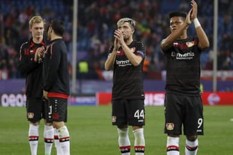 Spieler und Trainer von Bayer Leverkusen zeigten sich zufrieden mit der Leistung