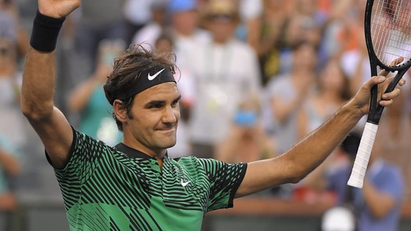 Australian-Open-Sieger Roger Federer ist in guter Form.