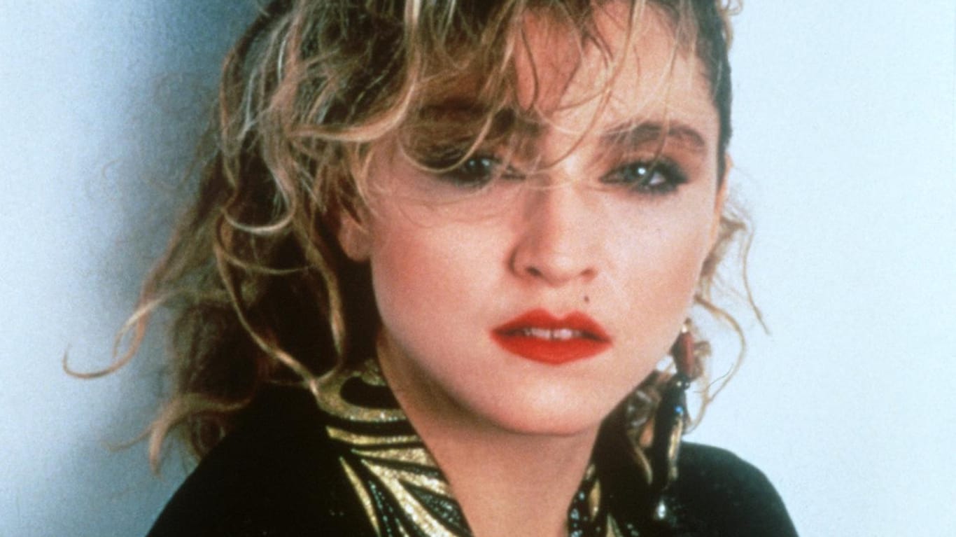 So sah die Popsängerin Madonna im Jahr 1985 aus.