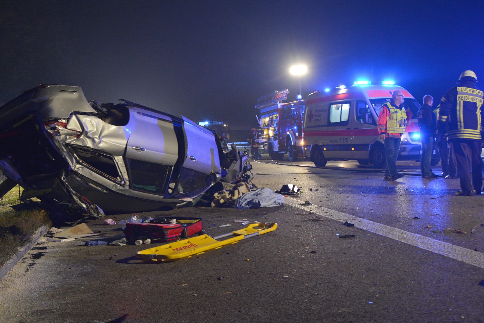 So sah das Auto der der Familie nach dem Unfall aus.