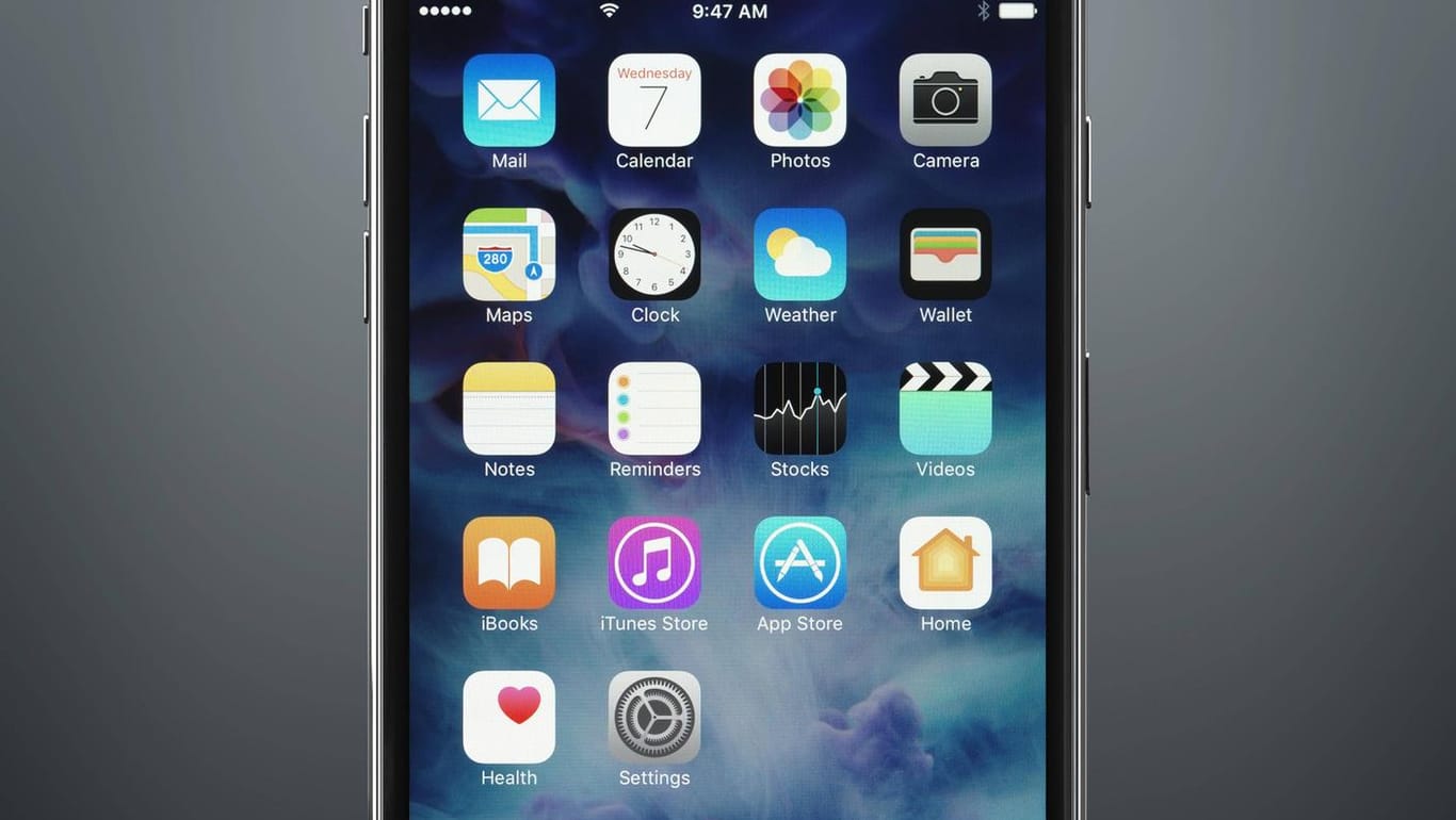 Apple iPhone 7 plus, schwarz (Symbolbild)