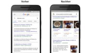 Google erneuert seine Suche auf Smartphones