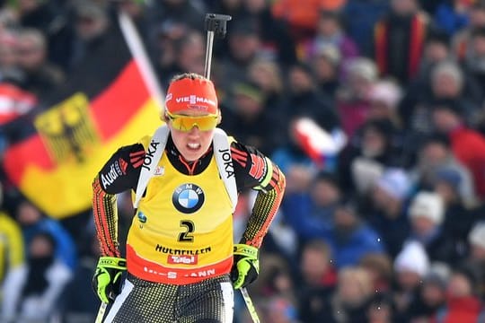 Laura Dahlmeier landete im letzten Sprint des Winters nur auf Platz 31.