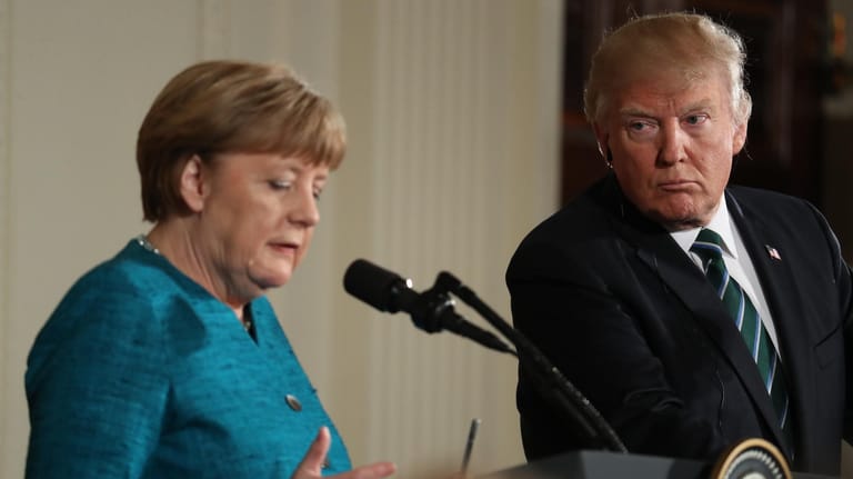 Angela Merkel wusste bei ihrem USA-Besuch zu überzeugen - Gastgeber Donald Trump weniger.