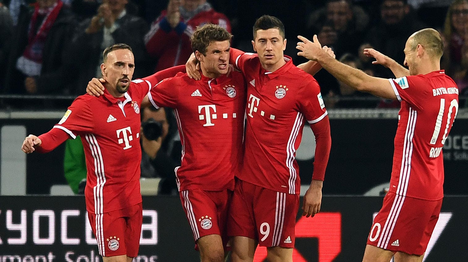 Seht her, ich kann es noch: Thomas Müller schreit seine Freude heraus.