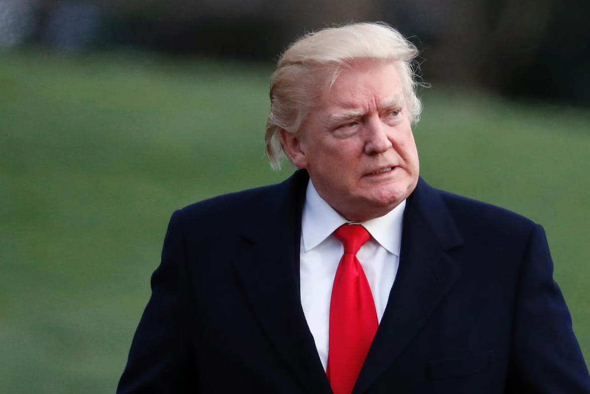 US-Präsident Donald Trump hat schon bessere Tage gesehen.
