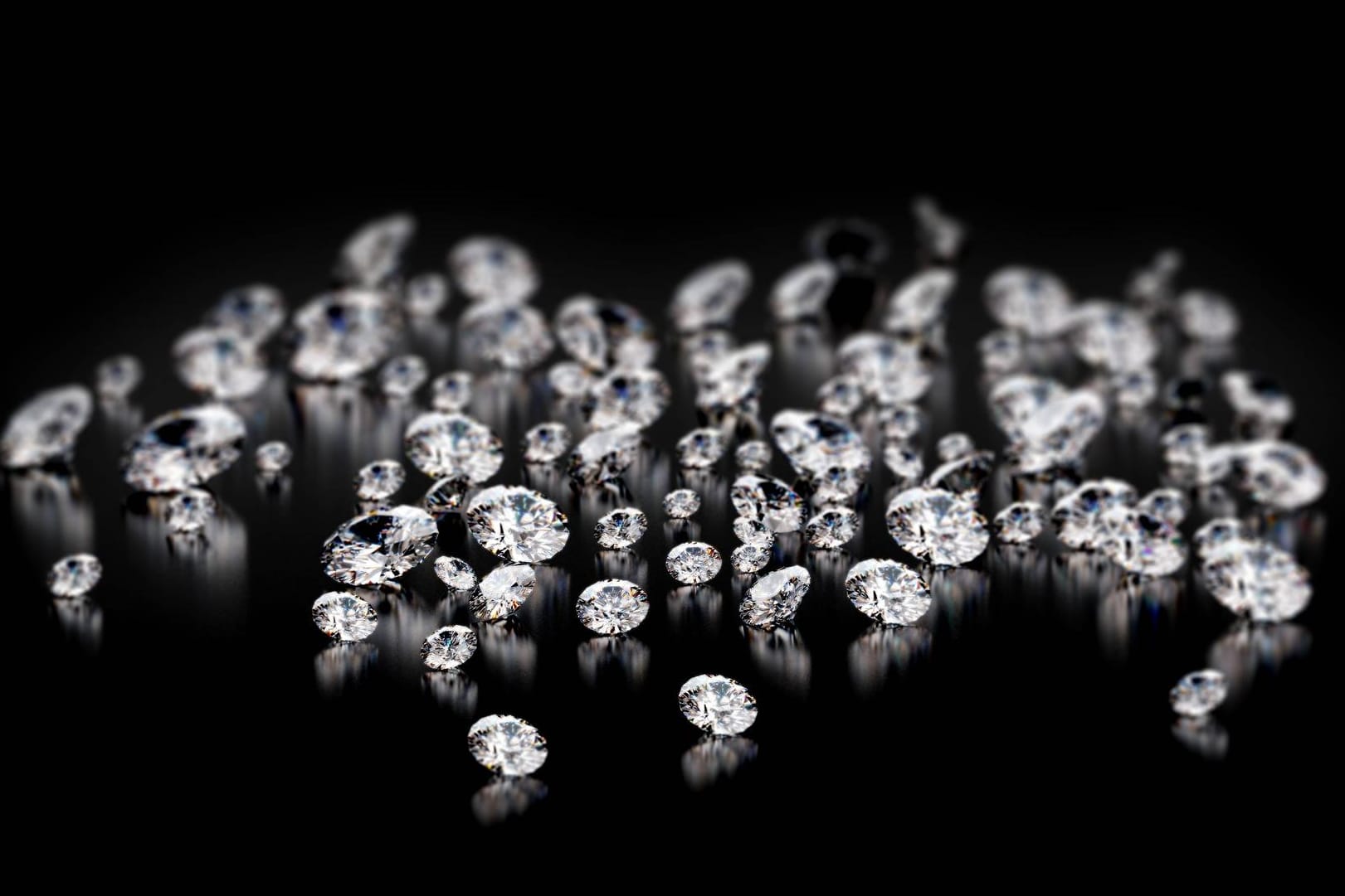Diamonds Diamonds against black background PUBLICATIONxINxGERxSUIxHUNxONLY JESPERxKLAUSENx xSCIENCE