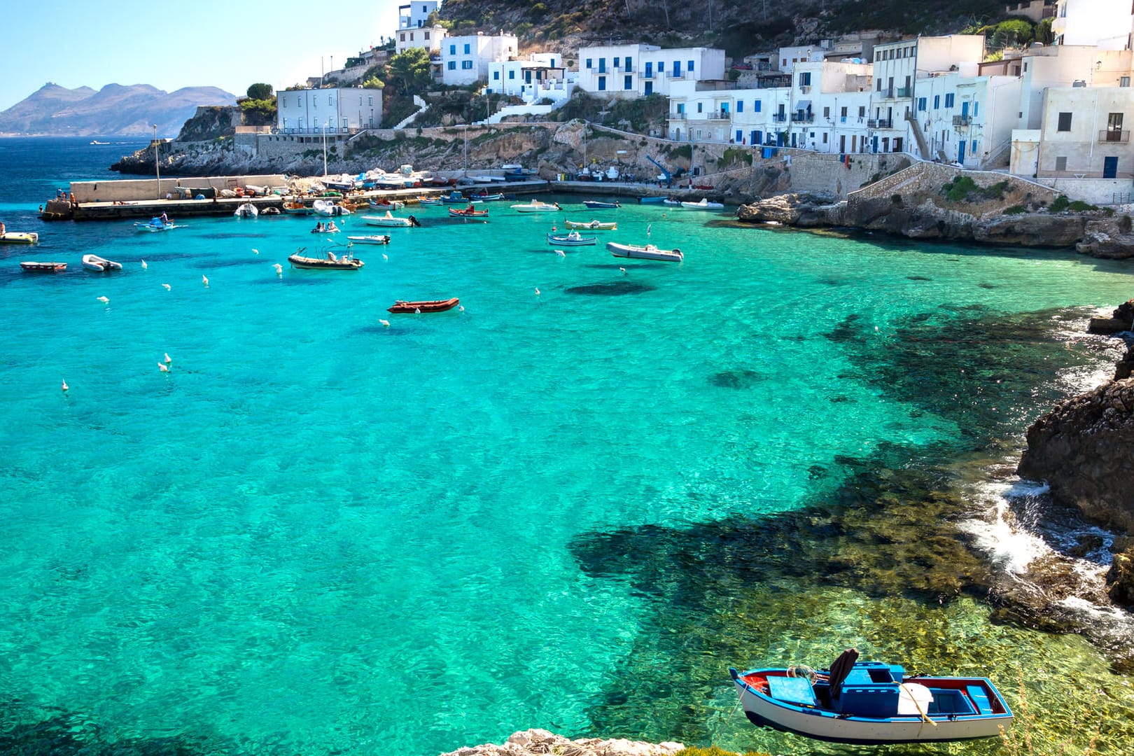 Levanzo Island Trapani auf Sizilien, Italien