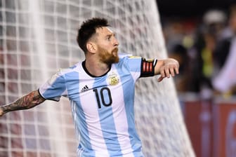 Kapitän Lionel Messi macht mti Argentinien einen großen Schritt in Richtung WM-Teilnahme.