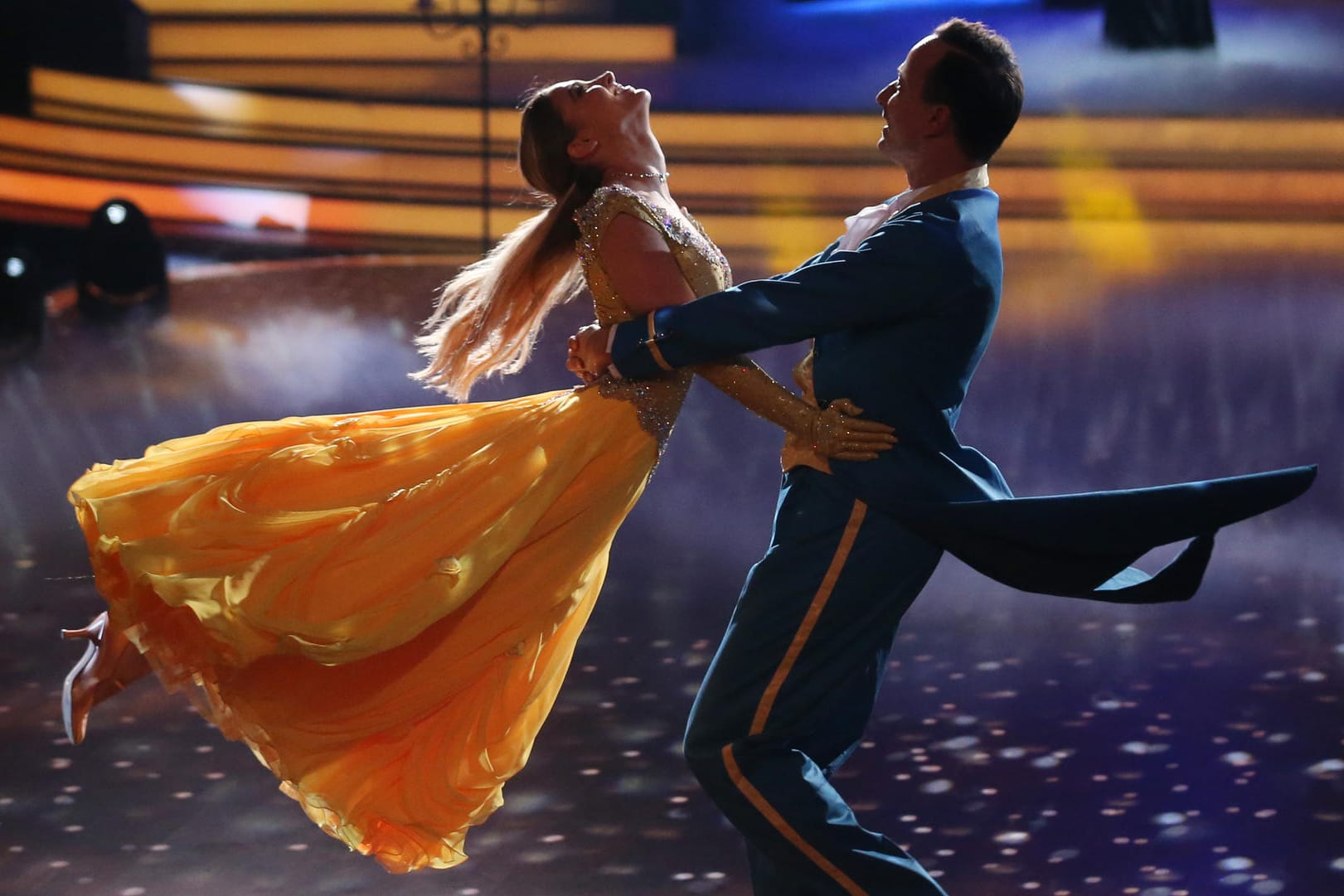 Ann-Kathrin Brömmel und ihr Sergiu Luca wollen heute Abend wieder brillieren