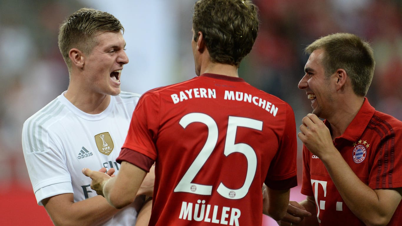 Toni Kroos trifft im Spiel Bayern-Real auf seine Kollegen aus der deutschen Nationalmannschaft.