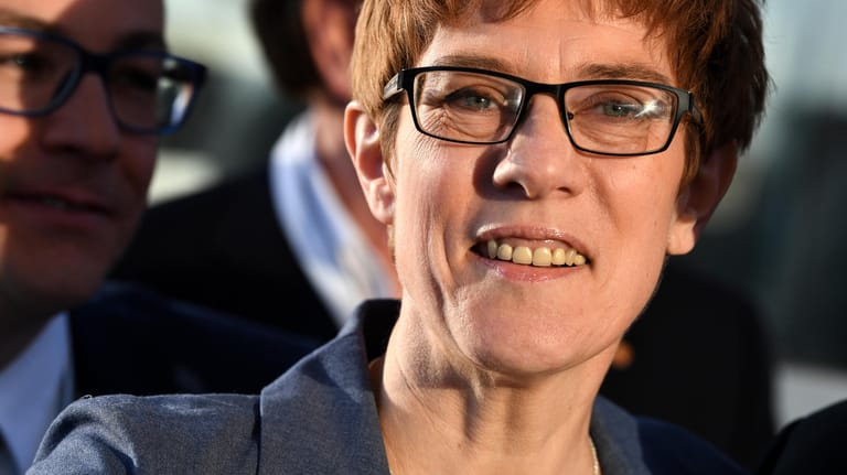 Die Gewinnerin des Wahlabends im Saarland: CDU-Ministerpräsidentin Annegret Kramp-Karrenbauer.