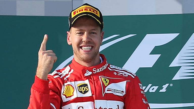 Steht Vettel auch am Ende der Saison ganz oben auf dem Treppchen?