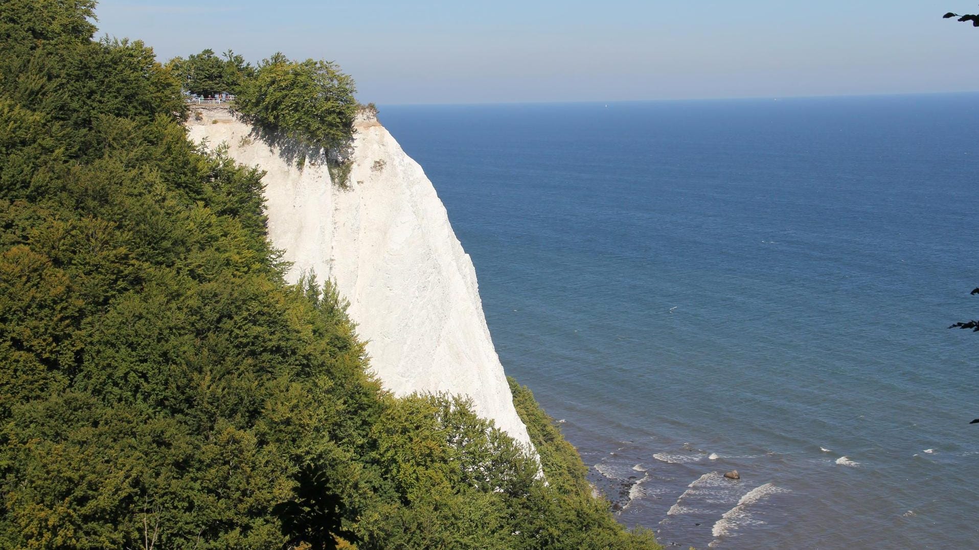 Der berühmte Kreideflesen im Nationalpark Königsstuhl auf Rügen