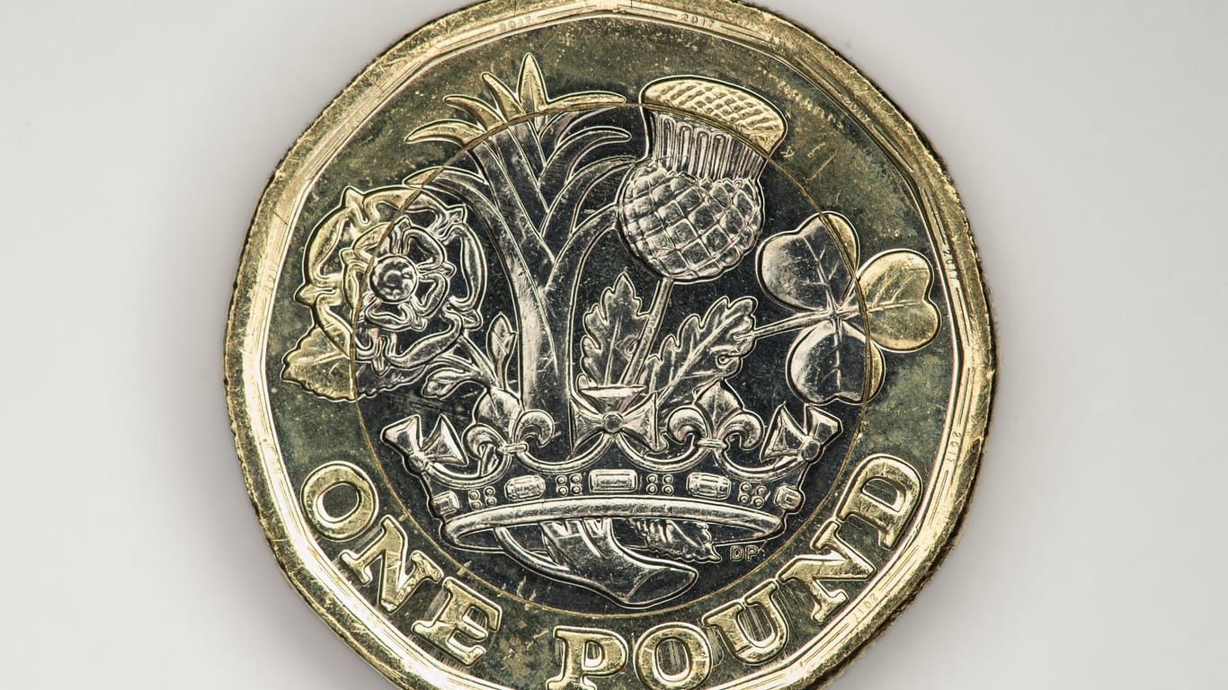 Die neue zwölfeckige Ein-Pfund-Münze