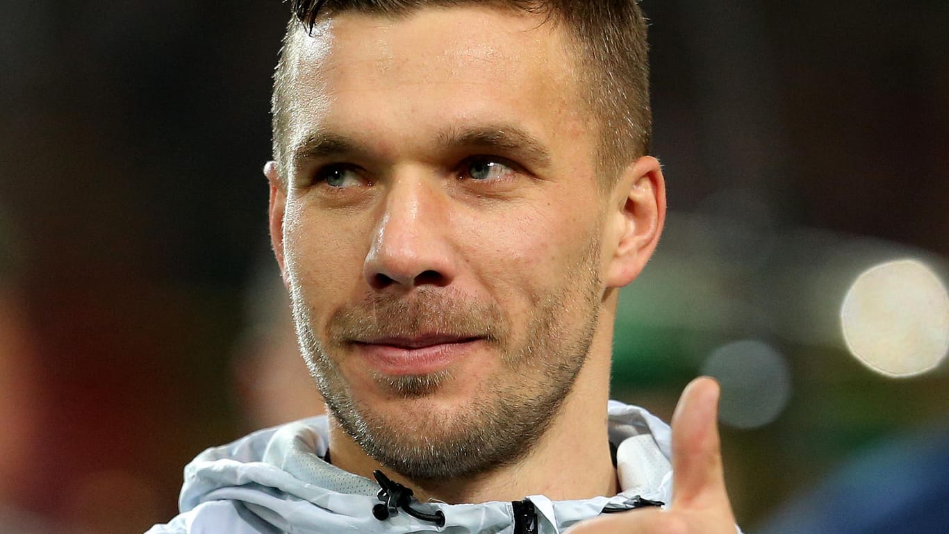Lukas Podolski ließ schon seine DFB-Kollegen an seinem Eis schlecken.