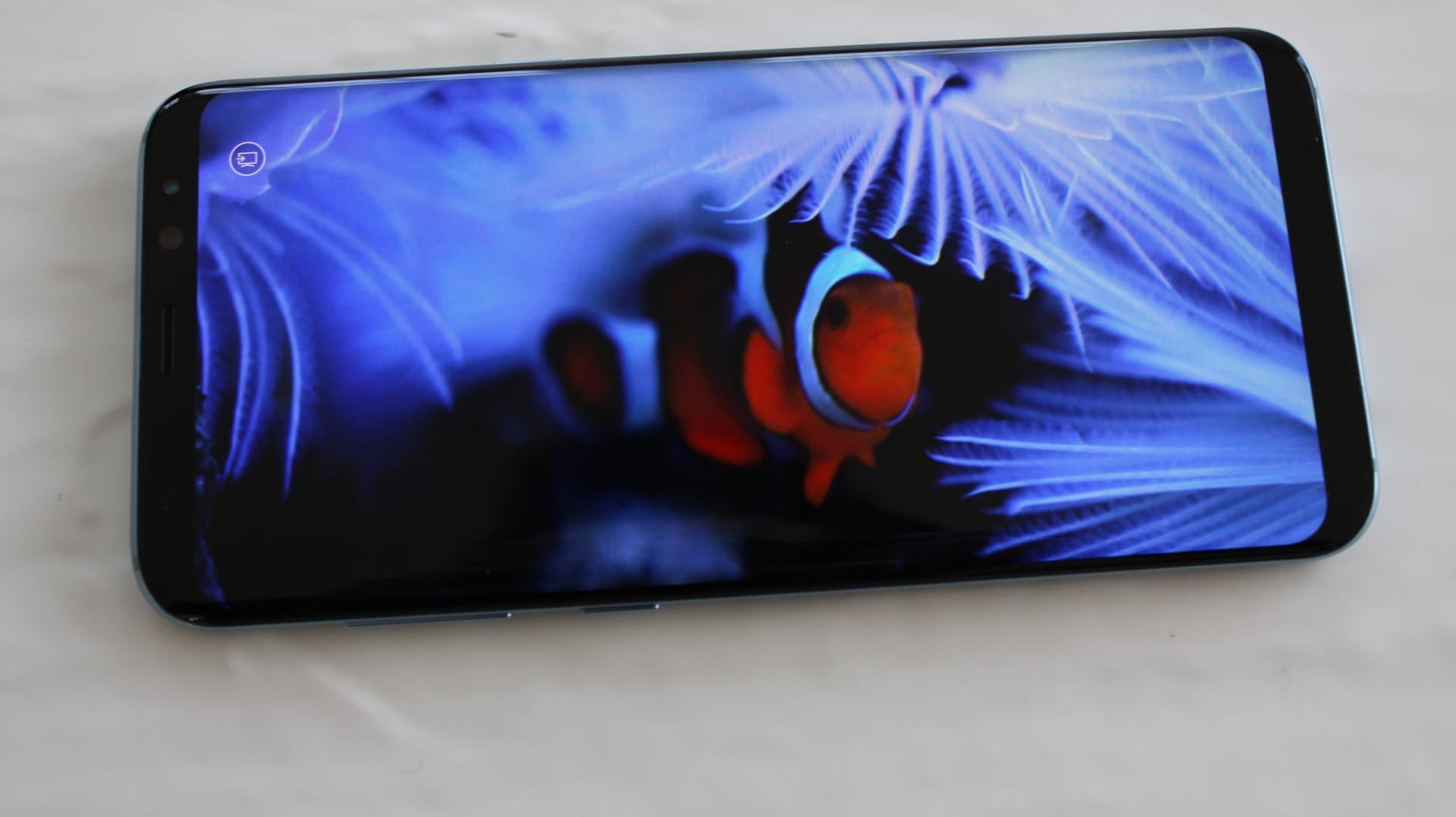 Das Display füllt beim Galaxy S8 fast die komplette Oberfläche