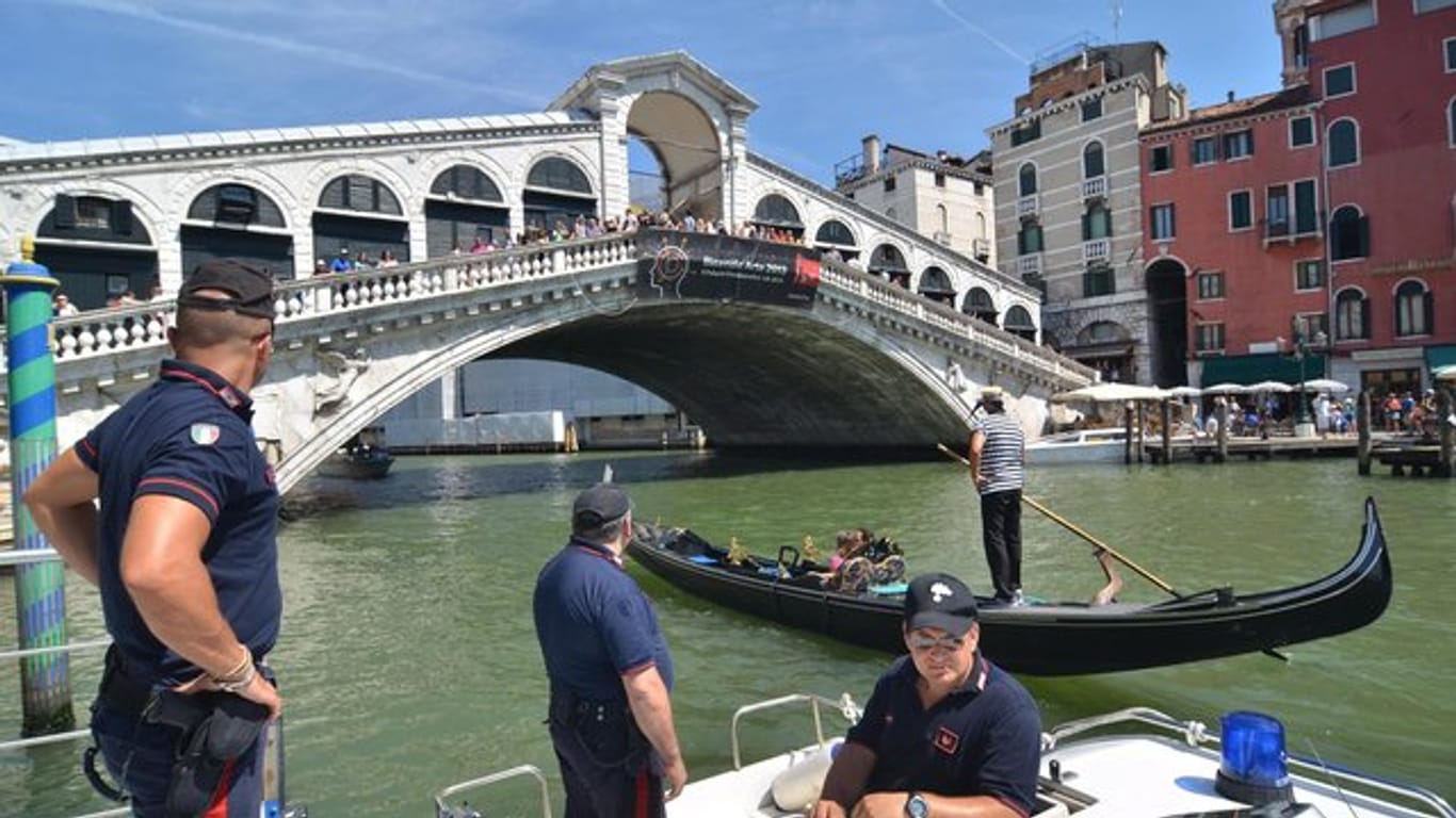 Die Rialto-Brücke über den Canale Grande in Venedig war ein mögliches Anschlagsziel.