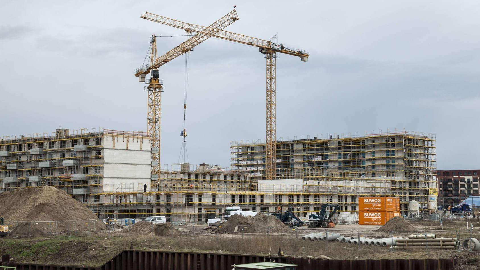 In Berlin sorgte vor allem die Baubranche für kräftiges Wachstum.