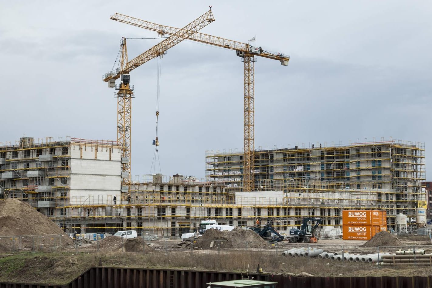 In Berlin sorgte vor allem die Baubranche für kräftiges Wachstum.