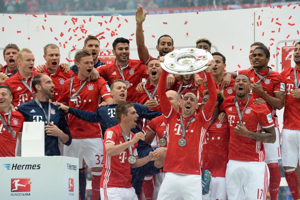 Schon wieder die Bayern. Der Rekordtitelträger wird wohl auch in dieser Saison wieder Deutscher Meister werden.