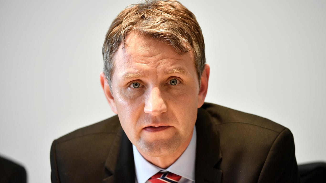 Der Thüringer AfD-Landesvorsitzenden Björn Höcke