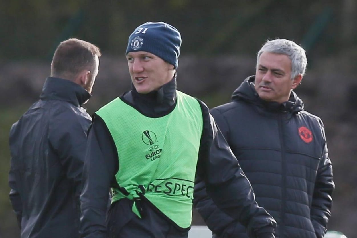Bastian Schweinsteiger durfte unter José Mourinho meist nur trainieren