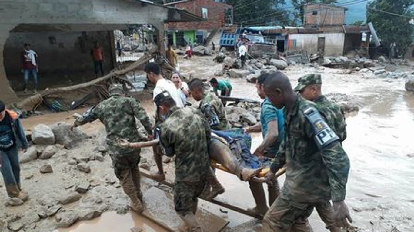 Mehr als 90 Tote bei Überschwemmungen in Kolumbien