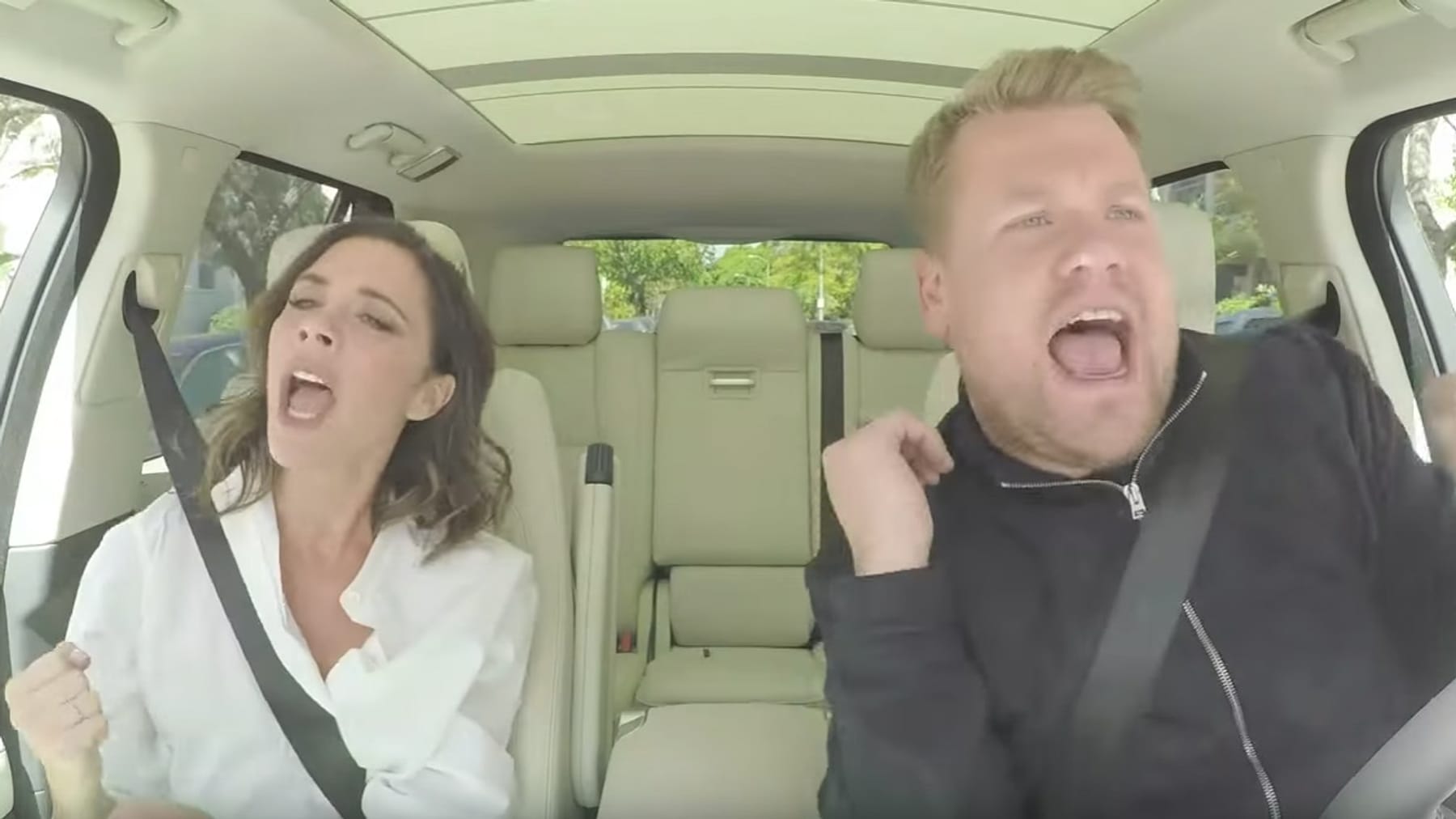 Gar Nicht So Posh Victoria Beckham In James Cordens Carpool Karaoke 