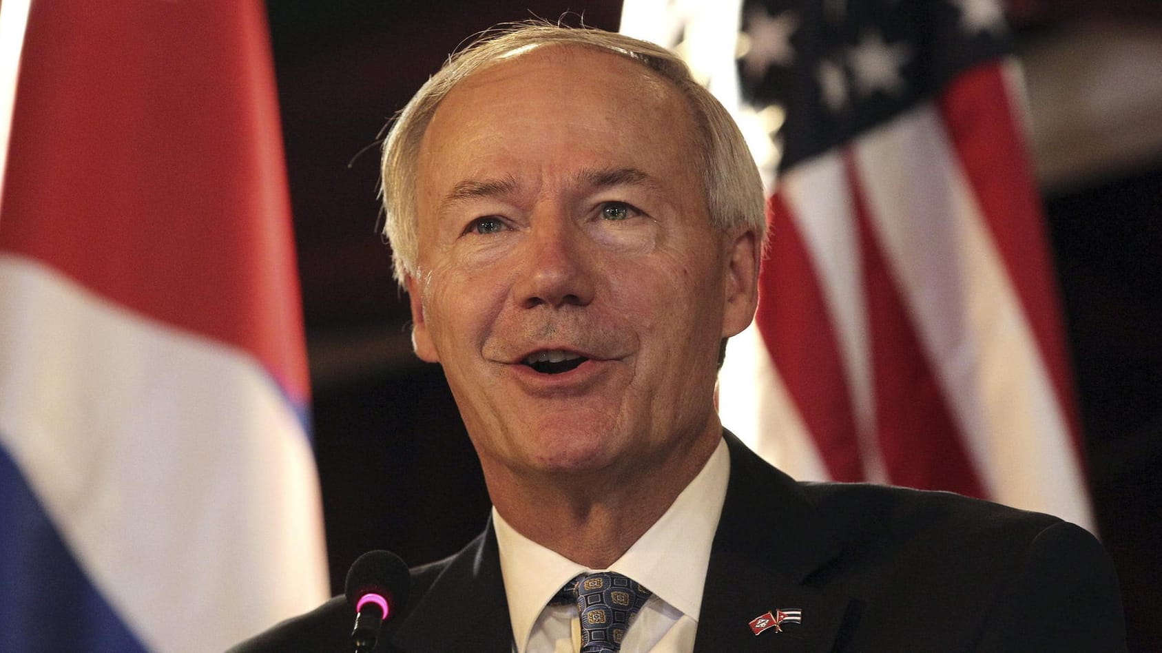 Der Gouverneur von Arkansas, Asa Hutchinson.