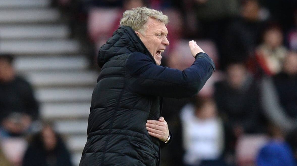 David Moyes im Spiel gegen Manchester City.