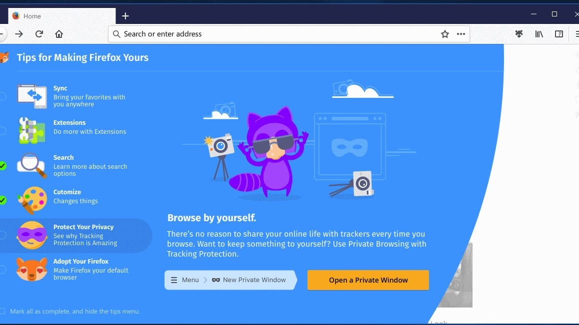 Firefox 57 Photon Design