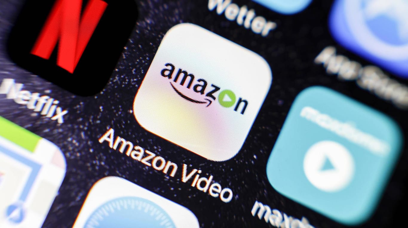 Amazon Video Icon auf einem auf einem iPhone
