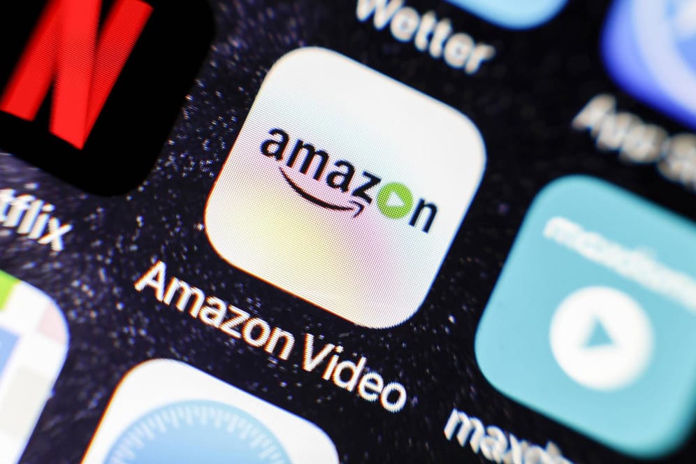 Amazon Video Icon auf einem auf einem iPhone