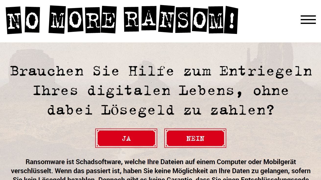 Kostenlose Entschlüsselungstools gegen Ransomware zum Download.