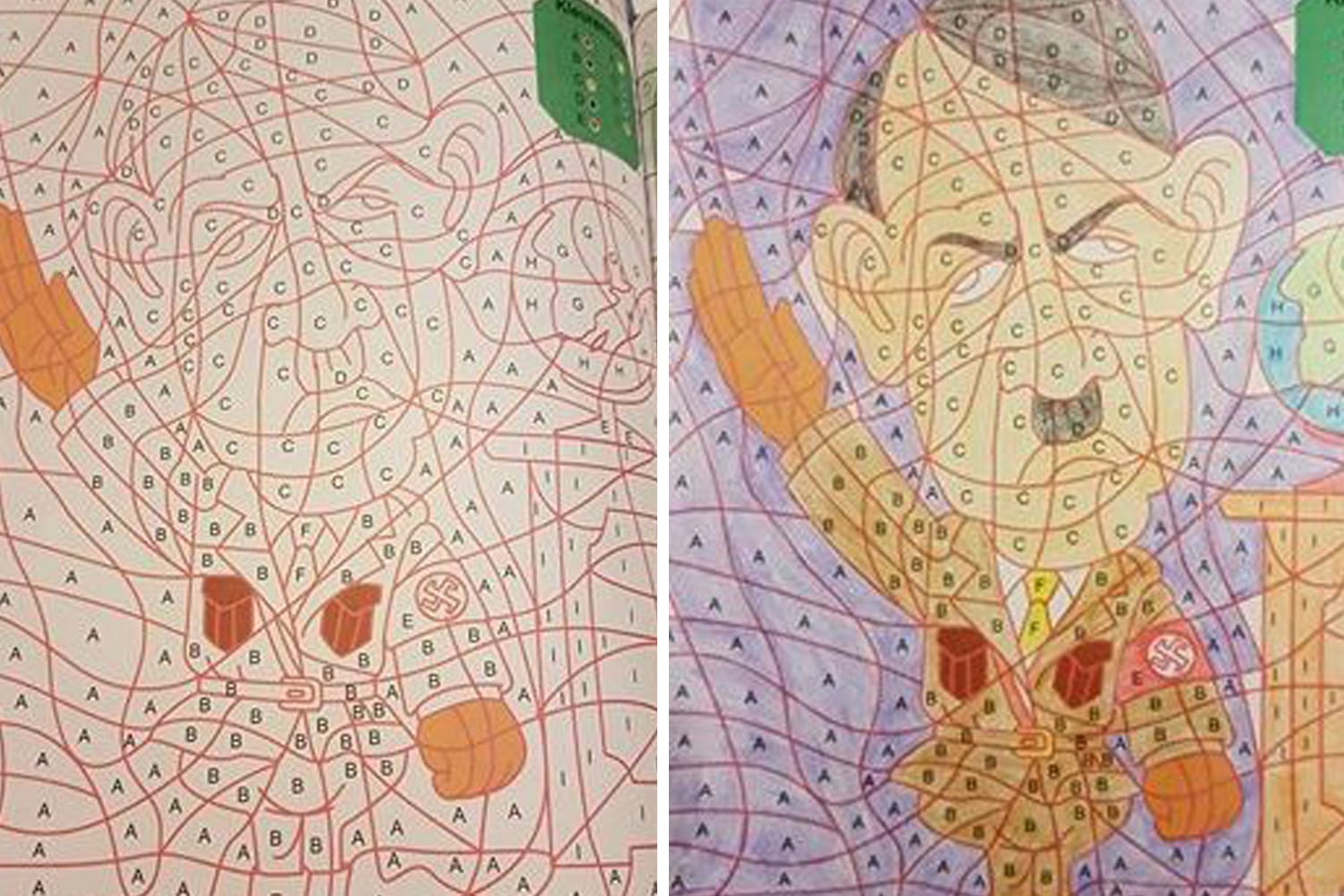 Netherlands Odd Hitler Coloring Book